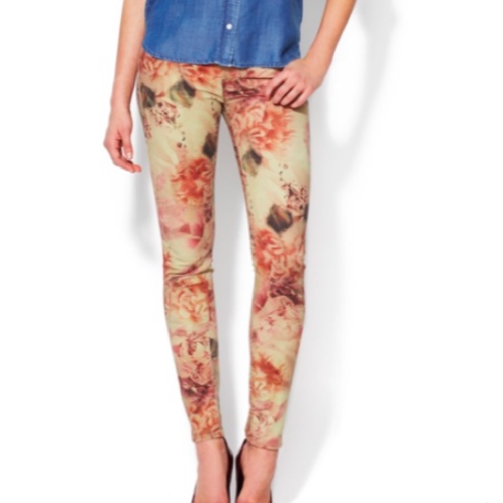 Etienne Marcel | Printed Skinny Jeans Floral 24